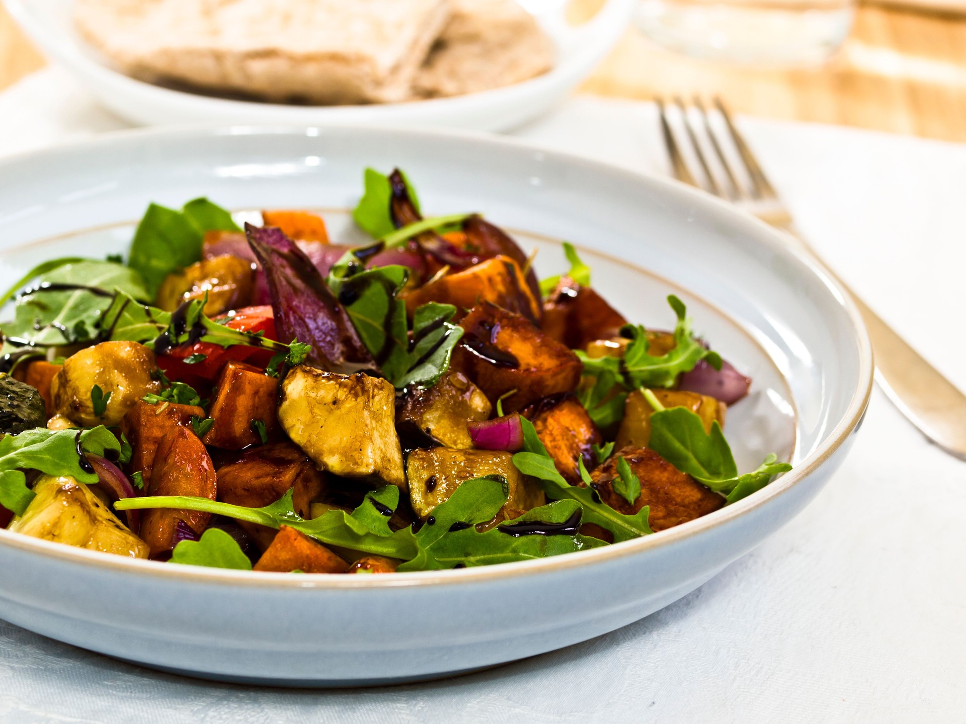 balsamic roasted vegetable salad balsamic roasted vegetable salad